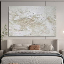 Load image into Gallery viewer, Textured Neutral Tones Abstract Painting on Canvas - “Worn Serenity” DKH596
