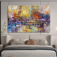 Load image into Gallery viewer, Vibrant Color - Block Abstract Painting for Creative Office &amp; Eclectic Living Room DKH154
