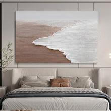 Load image into Gallery viewer, Minimalist Beach Large - scale acrylic painting DLZ178
