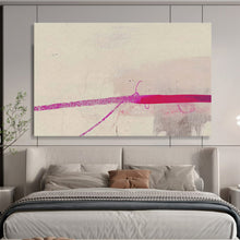 Load image into Gallery viewer, Minimalist Pink and Gray Abstract Painting for Calm Bedroom &amp; Simple - Styled Boutique DKH279
