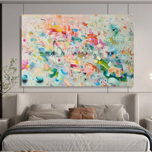 Load image into Gallery viewer, Colorful Abstract Doodles - Playful Living Room or Game Room Art LargeART1496
