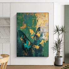 Load image into Gallery viewer, Gilded Butterfly Abstract Art, Fit for Elegant Dining Room &amp; Bohemian Bedroom LargeART2287
