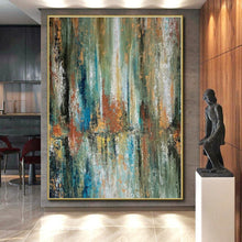 Load image into Gallery viewer, Giant Minimalist Abstract Canvas - Made to Order Oil on Canvas for Spa Waiting Rooms
