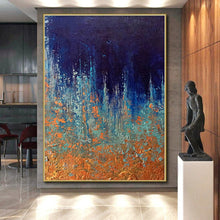 Load image into Gallery viewer, Hand-Painted Bespoke Abstract Canvas for Living Room &amp; Hotel Banquet Halls
