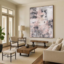 Load image into Gallery viewer, Large-Scale Hand-Painted Abstract Mural for Living Room &amp; Hotel Lobby
