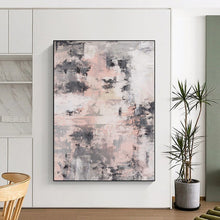 Load image into Gallery viewer, Large-Scale Hand-Painted Abstract Mural for Living Room &amp; Hotel Lobby
