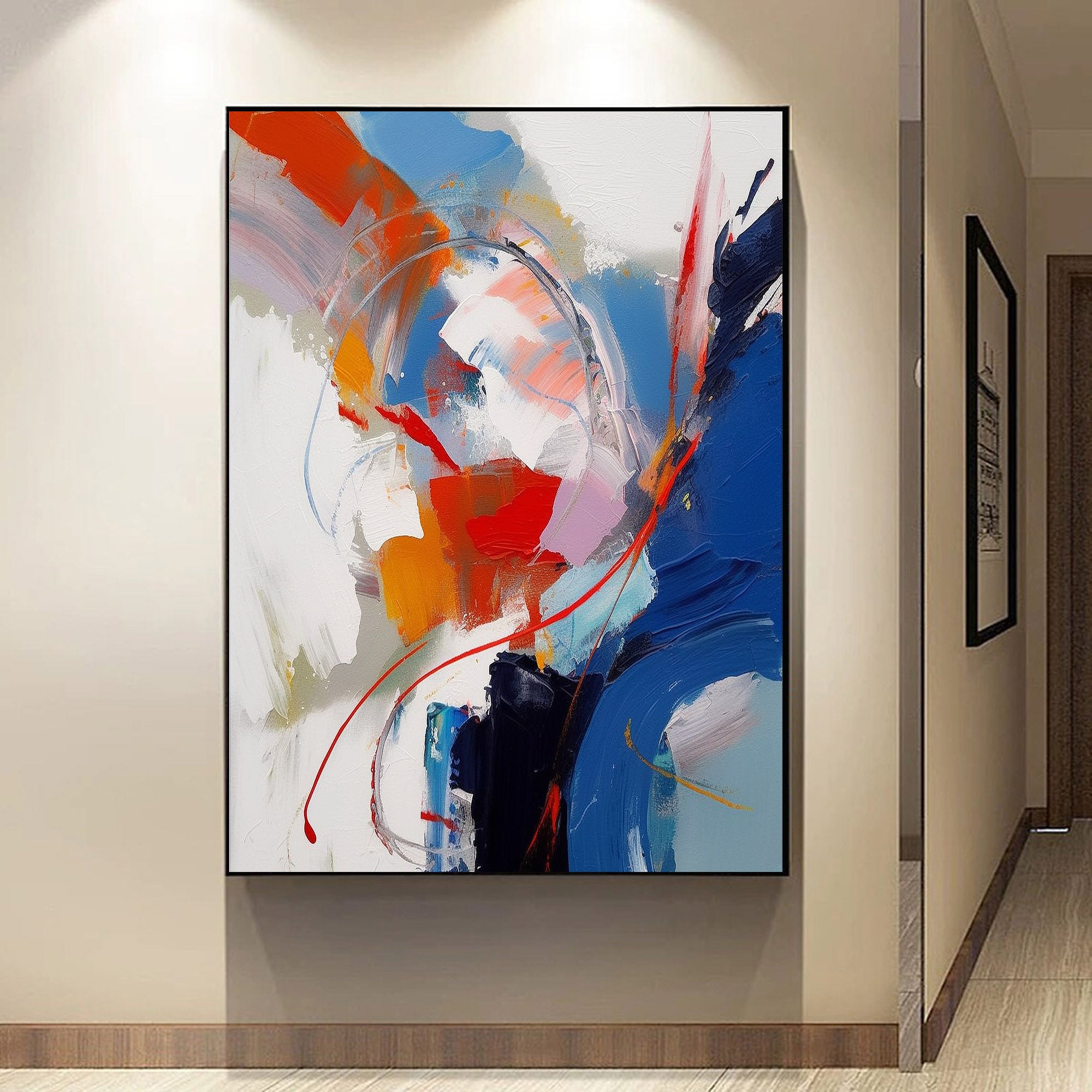 Abstract store Original Painting on canvas