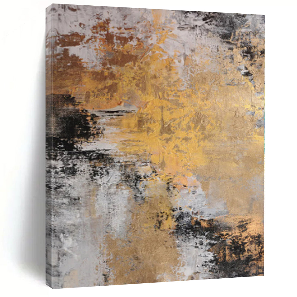 Giant Abstract Nautical Painting - Hand-Painted Acrylic for Beachfront Resort Suites