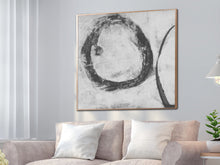 Load image into Gallery viewer, Black And White Painting Modern Abstract Painting On Canvas Sp065
