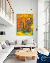 Load image into Gallery viewer, Blooming Garden Painting Oversize Abstract Painting Colorful Canvas Art Sp015
