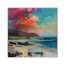 Load image into Gallery viewer, Blue Sea Painting Scenery Seascape Canvas Art Red Landscape Wp072
