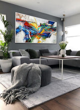 Load image into Gallery viewer, Colorful Abstract Hand Painted Modern Oversize Abstract Wall Art Wp026
