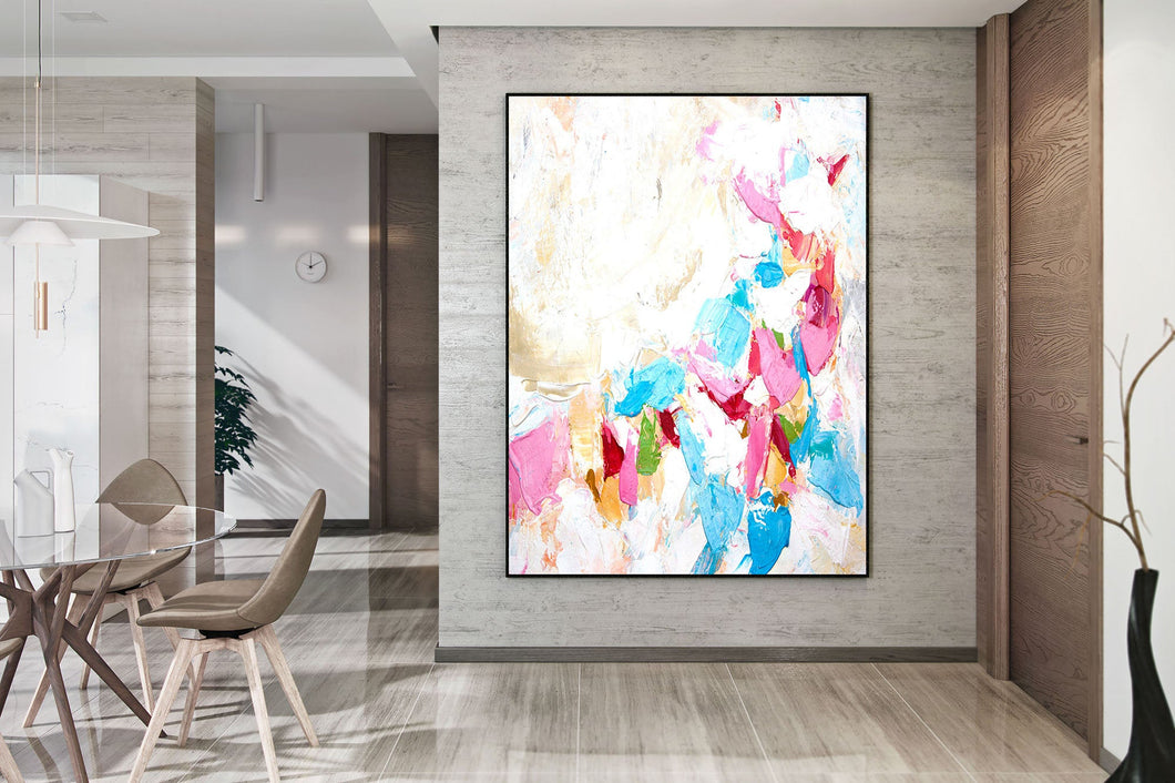 Colorful Abstract Painting Original Oversize Painting Kp099