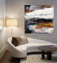 Load image into Gallery viewer, Colorful Artwork White Wall Art Abstract Painting Oversized Painting Sp035
