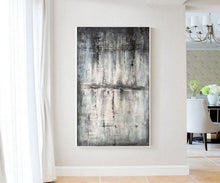 Load image into Gallery viewer, Gray Abstract Painting Original Contemporary Painting Sp088
