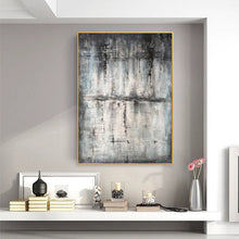 Load image into Gallery viewer, Gray Abstract Painting Original Contemporary Painting Sp088
