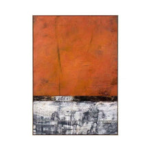 Load image into Gallery viewer, Orange Abstract Canvas Painting Handmade Textured Painting Wp032
