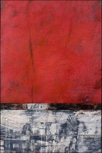 Load image into Gallery viewer, Red Abstract Painting Grey White Acrylic Painting Oversize Wp075
