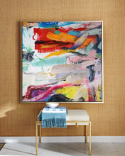 Load image into Gallery viewer, Red Orange Yellow Abstract Painting Oversized Canvas Art Wp046
