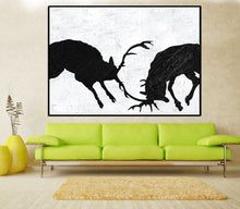Load image into Gallery viewer, Black and White Canvas Painting Large Wall Art Xl Canvas Art Yp092
