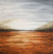Load image into Gallery viewer, Orange Landscape Art Painting Square Abstract Oil Painting Fp007
