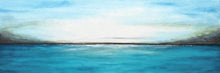 Load image into Gallery viewer, Blue And White Abstract Landscape Painting Panoramic Art Fp009
