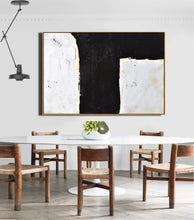 Load image into Gallery viewer, Black And White Minimal Painting Dinning Room Wall Art Yp103
