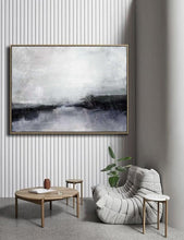Load image into Gallery viewer, Black And White Landscape Painting Original Sky Painting Qp101
