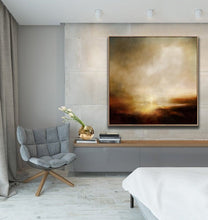 Load image into Gallery viewer, Sky Cloud Abstract Painting Large Brown Painting Landscape Np069
