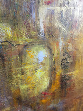 Load image into Gallery viewer, Gold Yellow Painting Contemporary Art Abstract Acrylic Painting  Ap046
