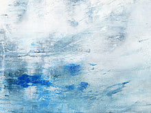 Load image into Gallery viewer, Blue Abstract Painting On Canvas Original Seascape Art Painting Dp122
