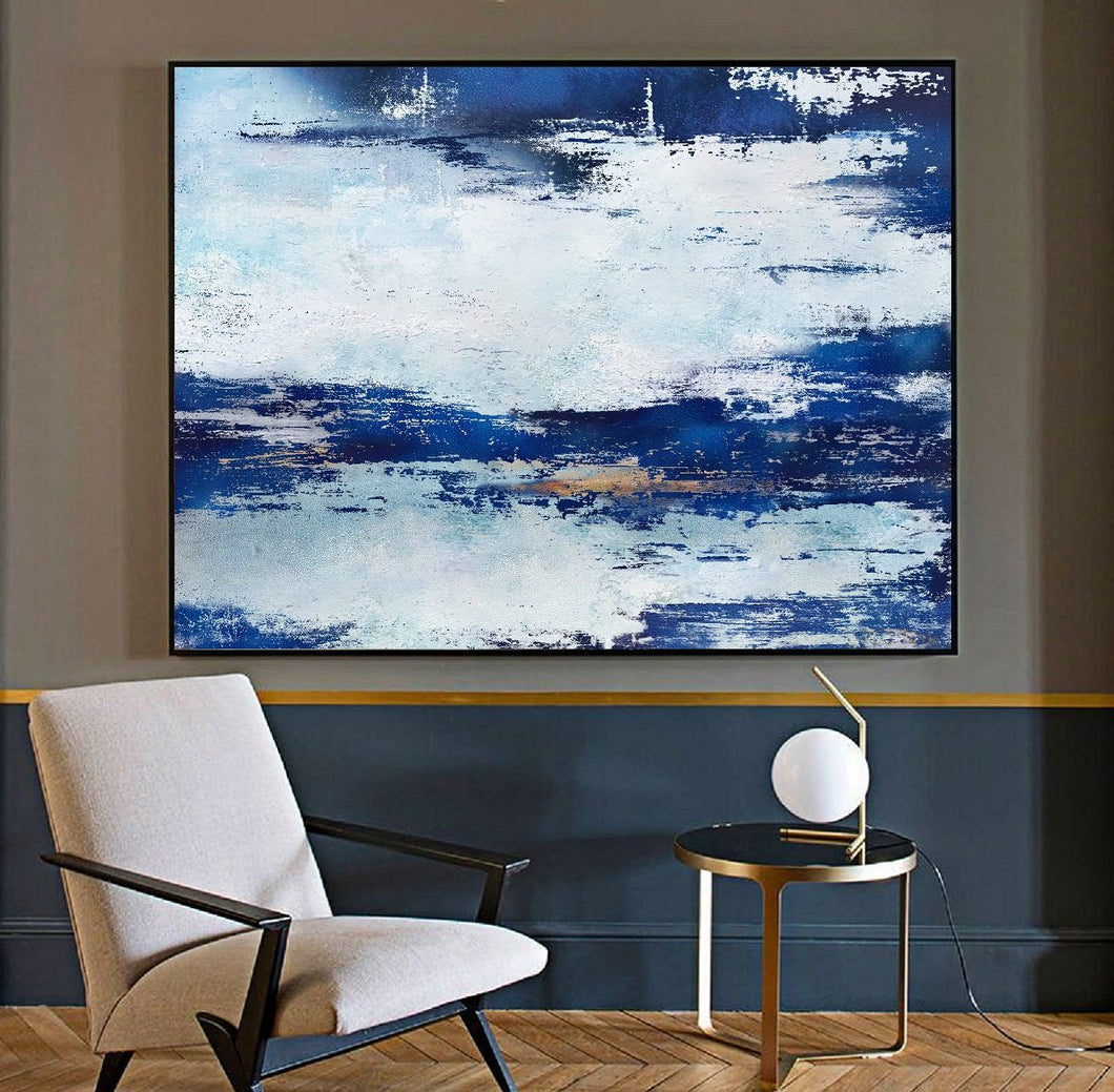 Original Cloud Abstract Painting Large Wall Canvas Painting Np057