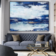 Load image into Gallery viewer, Original Cloud Abstract Painting Large Wall Canvas Painting Np057

