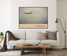 Load image into Gallery viewer, Sailboat Abstract Oil Painting Artwork Large Living Room Art Np072
