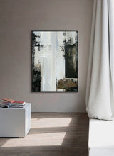 Load image into Gallery viewer, Large Abstract Painting,City Skyline Painting,Rich Texture Canvas Art Ap025
