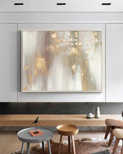 Load image into Gallery viewer, Gold Beige Abstract painting Minimalist Style Acrylic Painting Gp019
