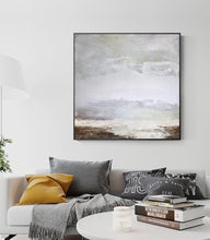Load image into Gallery viewer, Large Beige Abstract Landscape Painting Bright Brown Painting Ap012
