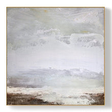 Load image into Gallery viewer, Large Beige Abstract Landscape Painting Bright Brown Painting Ap012
