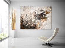 Load image into Gallery viewer, Large Brown White Abstract Painting Modern Abstract Painting Qp007
