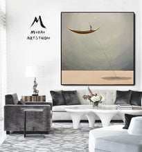 Load image into Gallery viewer, Oversized Wall Art for Living Room Boat Painting, Wall Decor Art Bt001
