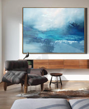 Load image into Gallery viewer, Blue Marine Landscape Painting Sky Landscape Painting Sea Oil Painting Dp130
