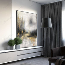 Load image into Gallery viewer, Large Original Gold Art Abstract Canvas Painting For Living Room Gp056
