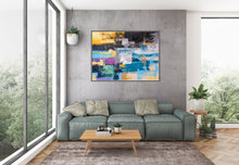 Load image into Gallery viewer, Modern Abstract Huge Wall Art Oil Painting on Canvas Colorful Painting Bp110
