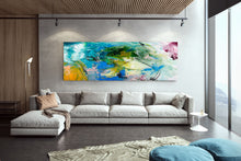 Load image into Gallery viewer, Colorful Painting Large Artwork Bathroom Wall Art Abstract Painting on Canvas Dp017
