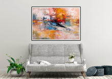 Load image into Gallery viewer, Red Yellow Blue Abstract Painting Modern Decor Custom Art BP099
