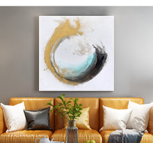 Load image into Gallery viewer, Original Artwork Yellow White Gold Abstract Art 036
