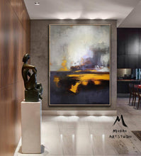 Load image into Gallery viewer, Sofa Size Artwork Sea Abstract Painting,Sky Landscape Gp027
