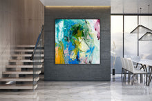 Load image into Gallery viewer, Colorful Painting Large Artwork Bathroom Wall Art Abstract Painting on Canvas Dp017
