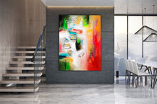 Load image into Gallery viewer, Colorful Wall Art Paintings Red Yellow Green Modern Artwork Bp126
