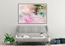 Load image into Gallery viewer, Pink Brown Green Texture Wall Art Modern Abstract Painting Bp118
